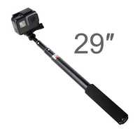 for gopro accessory 29 inch aluminum selfie stick monopod for go pro hero 9 8 7 6 5 4 session dji osmo sjcam yi 4k eken camera