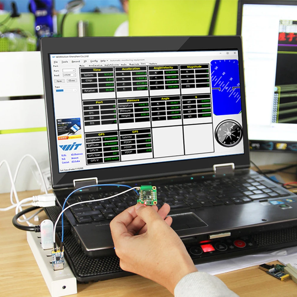 Bluetooth Инклинометр BWT61 Высокоточный 6 осевой акселерометр AHRS + гироскоп угол (XYZ
