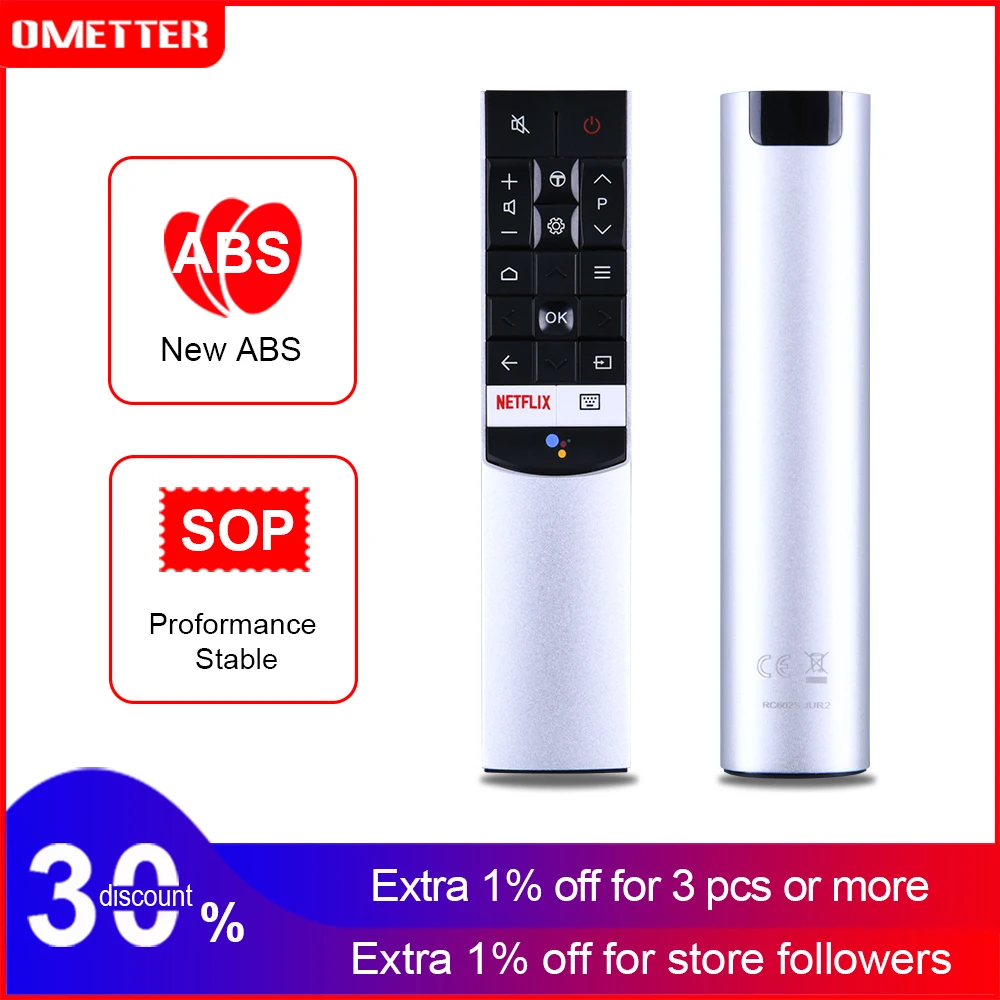 Пульт дистанционного управления RC602S JUR2 для TCL P20/P4/P6/C2/C4/C5/C6/X2/X4 серии LED LCD TV - купить