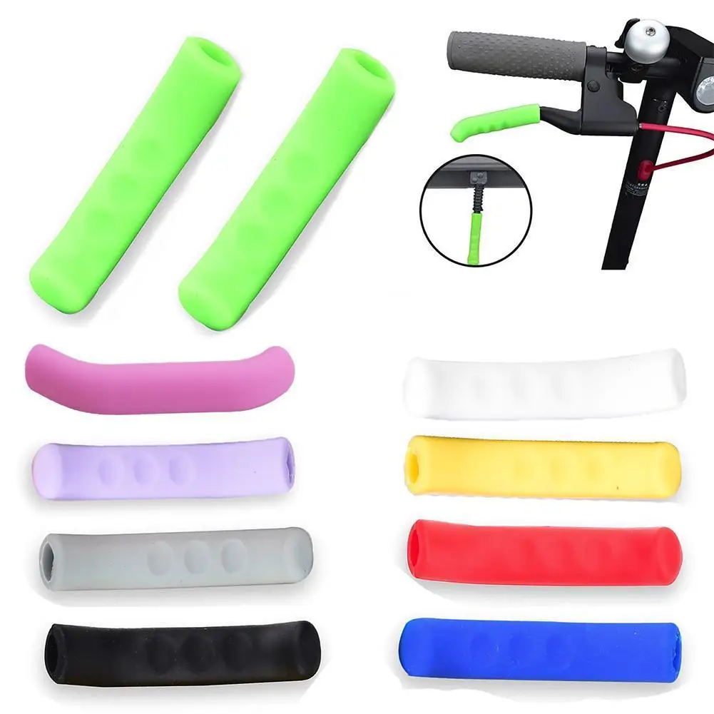 

2pcs Electric Scooter Non-slip Silicone Brake Cover Suitable For Xiaomi M365 Brake Handle Protection Cover