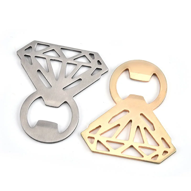 1 шт. Уникальная Золотая открывалка для пива в форме алмаза креативный подарок на