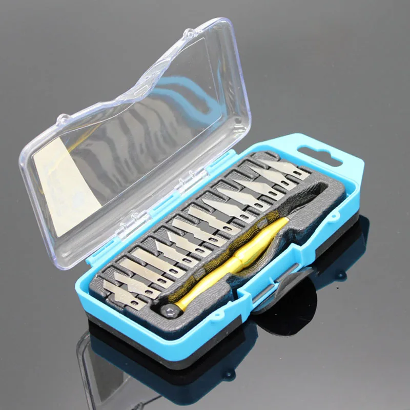 Набор ножей 14 в 1 DIY для ремонта iPhone Xiaomi набор инструментов резки металла
