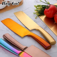 12pc 6 3 inch stainless steel chef knife sharp meat cleaver vegetable chinese kitchen slicing bread utility knife cooking tools