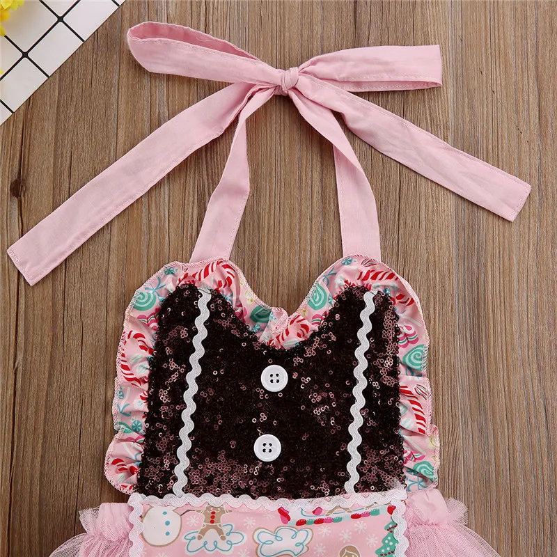 Новинка 2020 рождественское платье-пачка для маленьких девочек кружевные вечерние