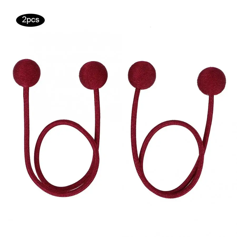 Hooks 2pcs Anti-Slip Curtain Buckle Tiebacks Free Style Twisted Window Tie Band living room | Дом и сад