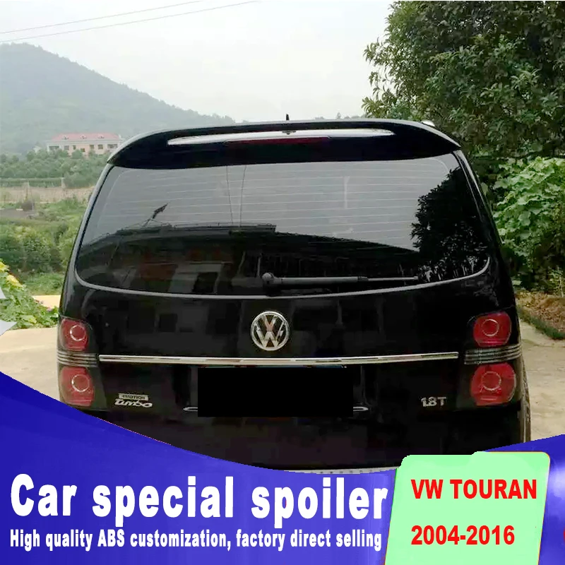 Спойлер с большими крыльями на крышу заднего окна для Volkswagen touran