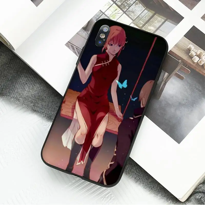 

Babaite Kagura Gintama Anime Phone Case Cover For iPhone 8 7 6 6S Plus 5 5S SE 2020 11 11pro max XR X XS MAX