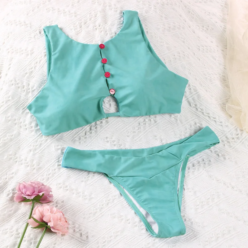 Zrtak бандаж купальник бикини с цветочным принтом бантом пуш ап женский рисунком