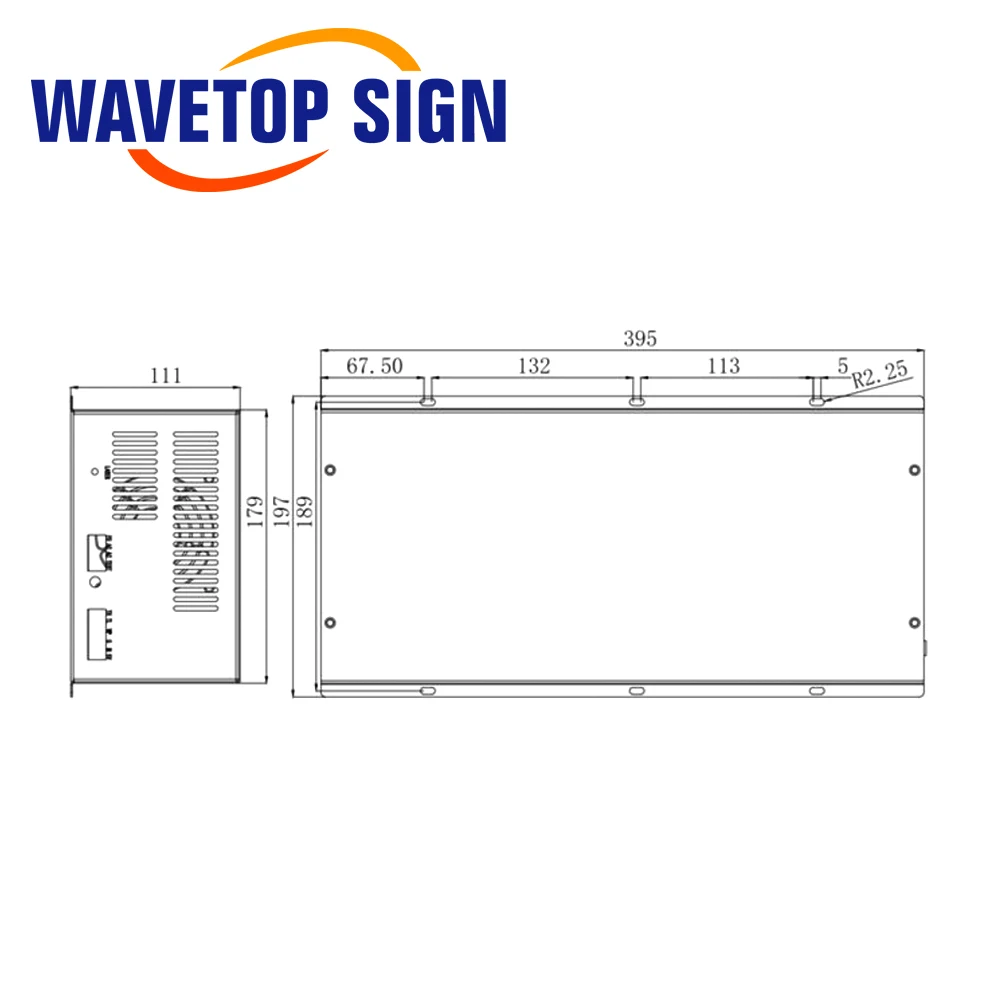 WaveTopSign HY W120 100 120 Вт CO2 лазерный источник питания для лазерной гравировки резки|match
