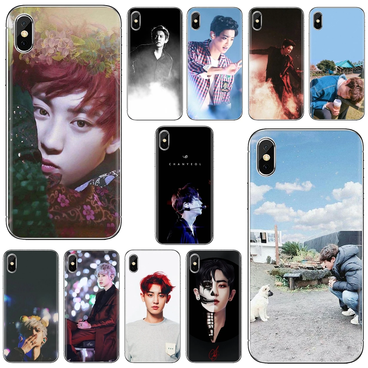 Мягкий чехол для телефона Samsung Galaxy Note 3 4 5 8 9 S3 S4 S5 Mini S6 S7 Edge S8 S9 S10 Plus Chanyeol Park Chan Yeol Exo
