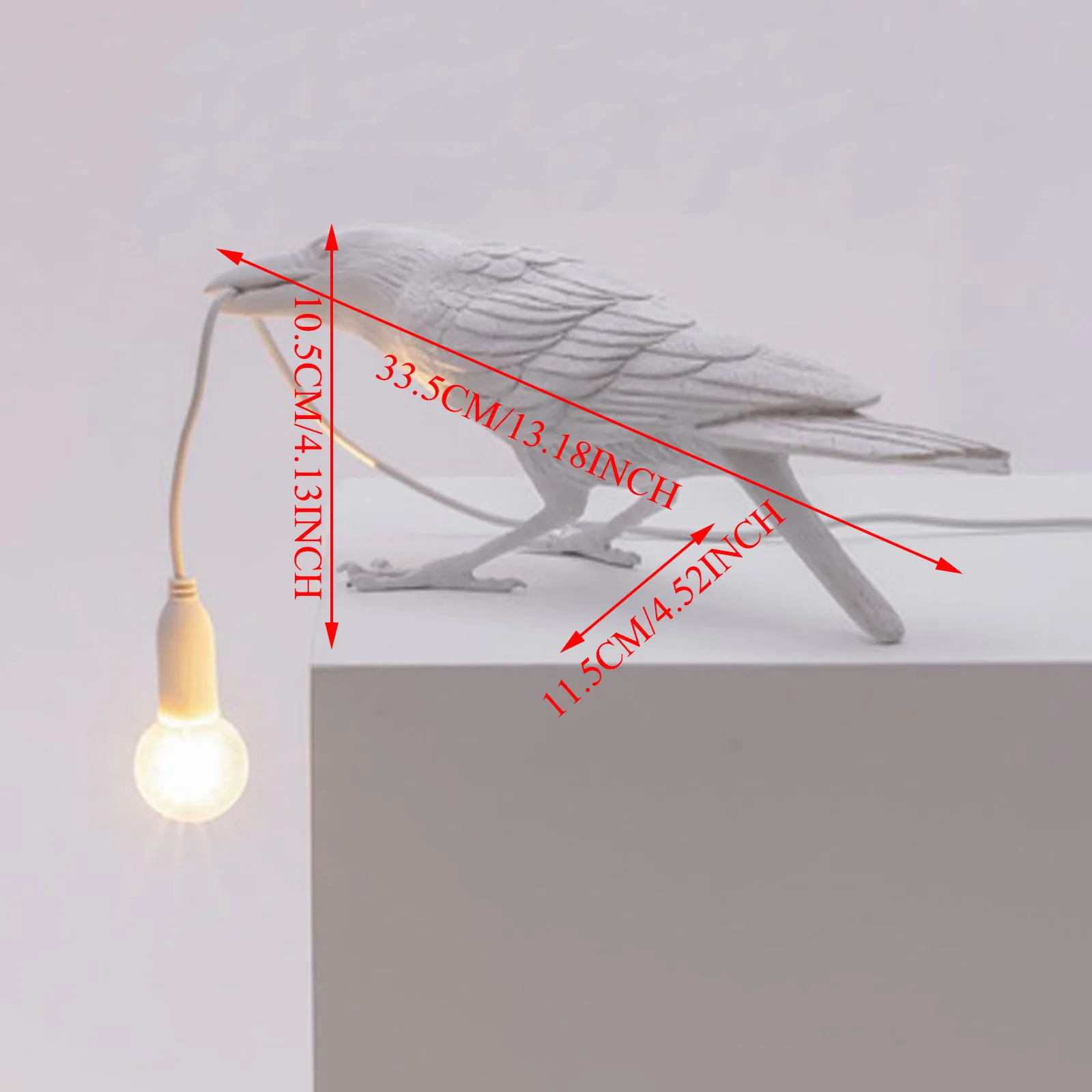 

Bird Table Lamp Italian Seletti Light Bird Led Desk Lamp Lucky Bird Living Room Bedroom Bedside Raven Lamp Home Decor Fixtures