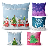 christmas origami style velvet cotton canvas square pillow cover cushion cover used for sofa living room office party car