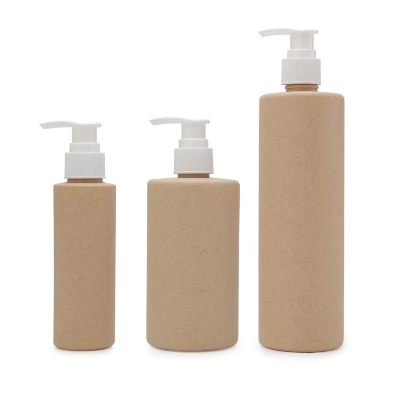 

Eco Friendly 100/250/300/400/500ML Lotion Pump Bottle Biodegradable Emulsion Cream Refill Shampoo Shower Gel Dispenser Bottle
