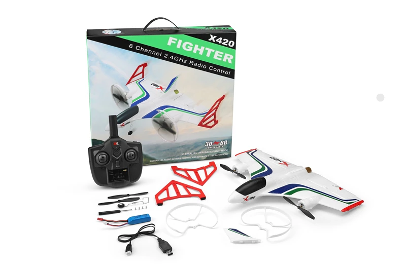 Parkten wltoys XK X420 X520 RC самолет 6CH 3D/6G взлет и посадка трюк RC Дрон Квадрокоптер пульт дистанционного управления Самолет