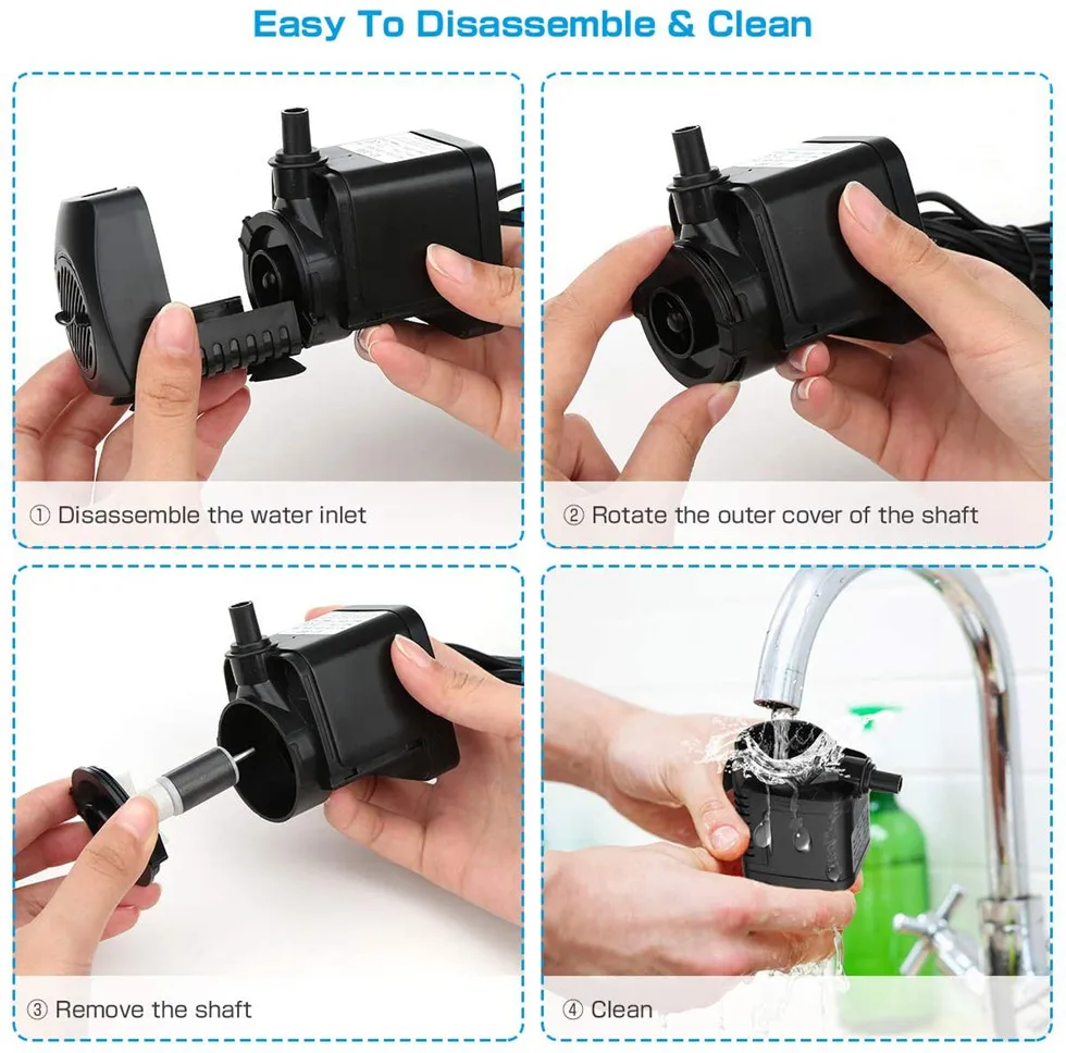 Новый светодиодный водяной насос фонтан погружной аквариум для аквариума