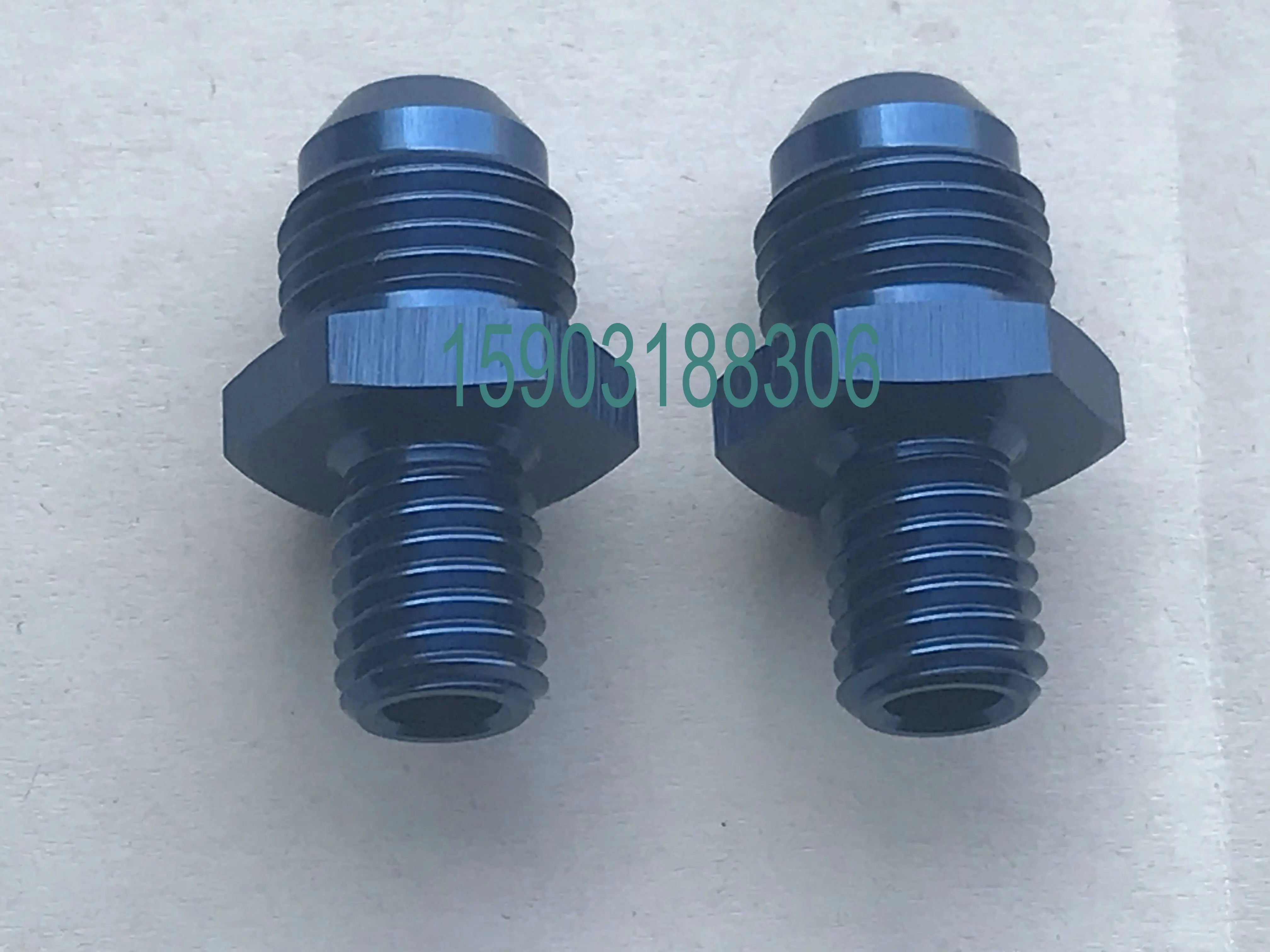Оригинальный прямой Алюминиевый штекер AN6 к M10 X 1 5 NPT адаптер | Автомобили и