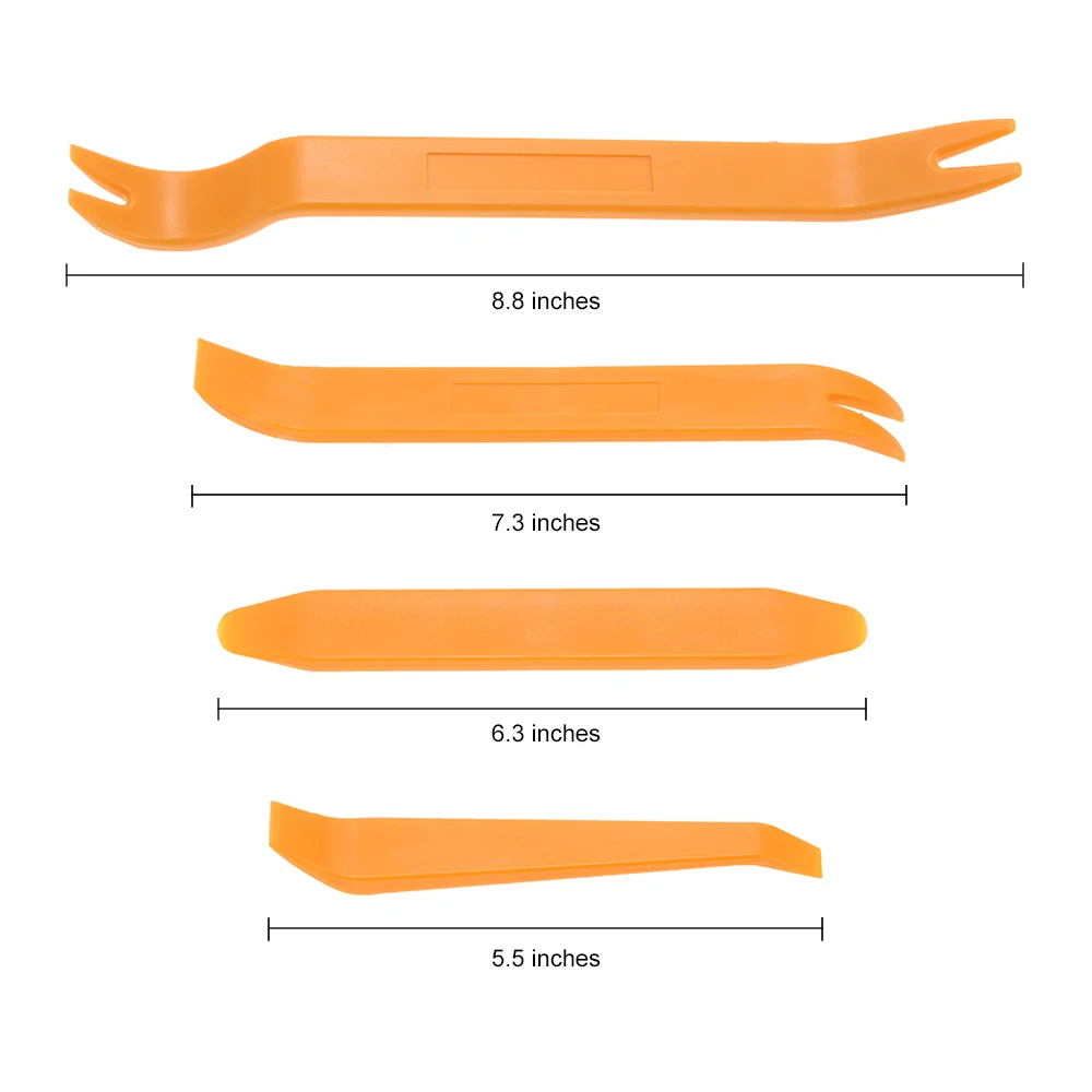 

Инструмент для снятия обшивки двери автомобиля, 4 шт., панель, приборная панель, радио, кузов, зажим, установщик, набор для снятия аудио, инстр...