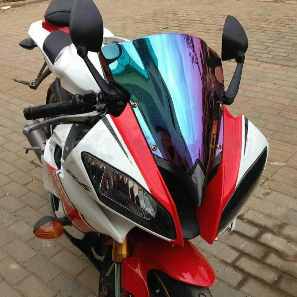 Для Yamaha YZF600 r6 2008 2009 2010 2012 2013 Черный лобовое стекло дымчатое лобовое стекло для YZF 600 r6