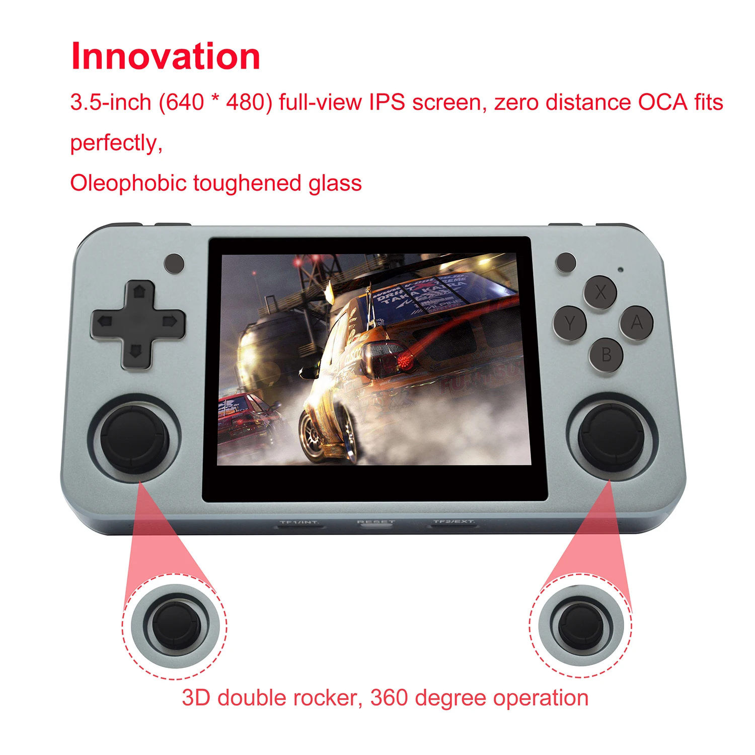 2020 полностью обновленная RG350M Ретро игровая консоль полное ламинирование IPS экран