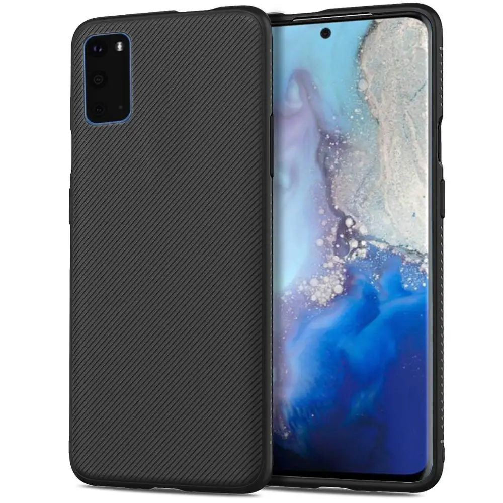 Для Samsung Galaxy S20 Plus силиконовый мягкий матовый ТПУ Бампер Защитный чехол для A71 A51