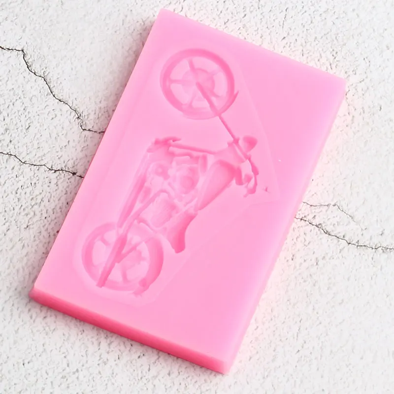 3D мотоциклетные силиконовые формы сделай сам для детского дня рождения форма