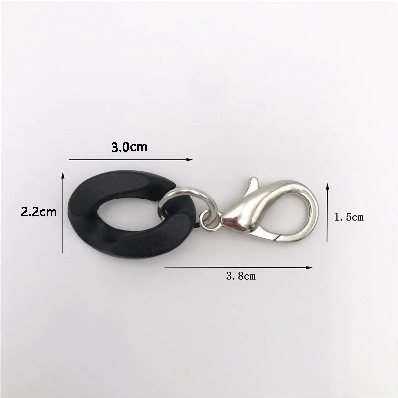 1 PC 60cm/120cm Detachable Handle Replacement Bags Strap Acrylic Shoulder Strap DIY Resin Handbag Strap Women Bag Accessories