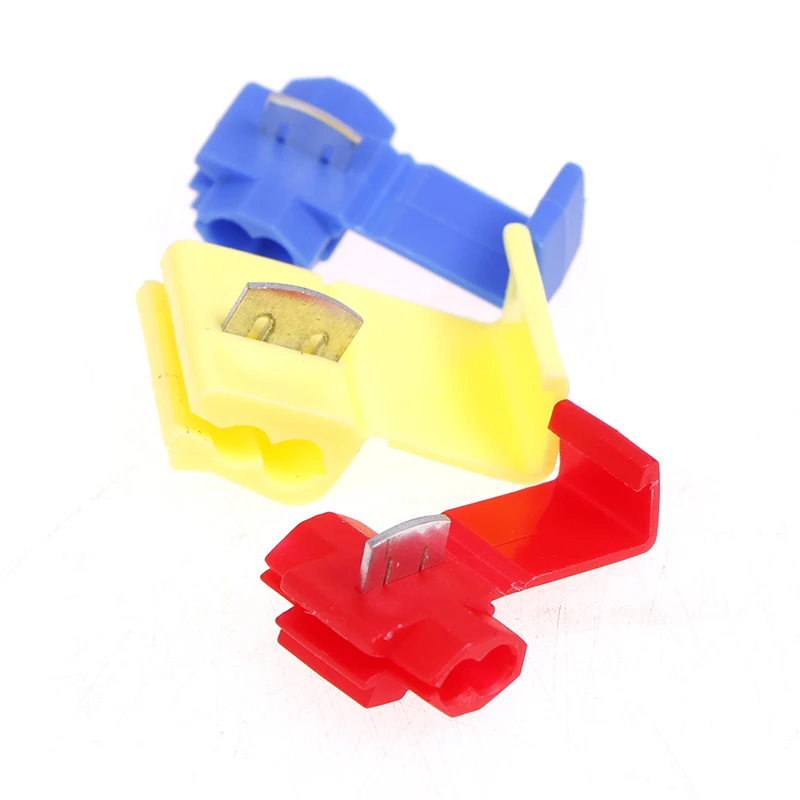 

New 100pcs car mixed color free wire connection clamp and wire buckle