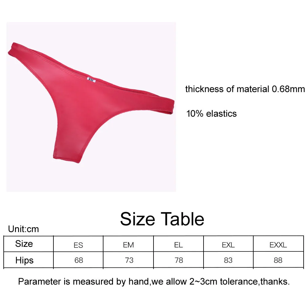 Стринги женские искусственная кожа с низкой талией | Женская одежда