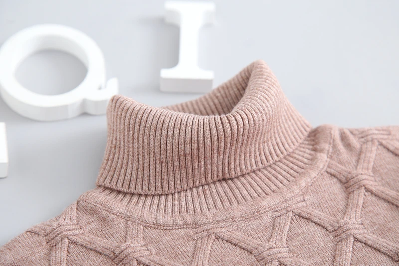 Осенне-зимние От 2 до 7 лет для мальчиков и девочек Плотные трикотажные рубашки с