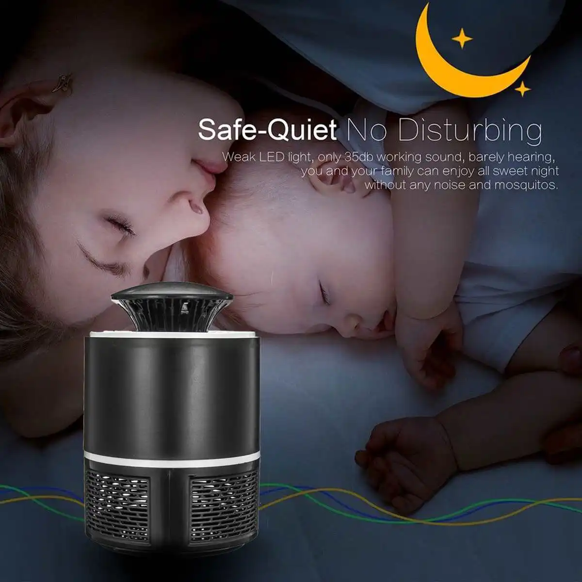 

USB LED Mosquito Killer Lamp USB Electric No Noise No Radiation Insect Killer Flies Trap Lamp Anti Mosquito Bug Zapper Home