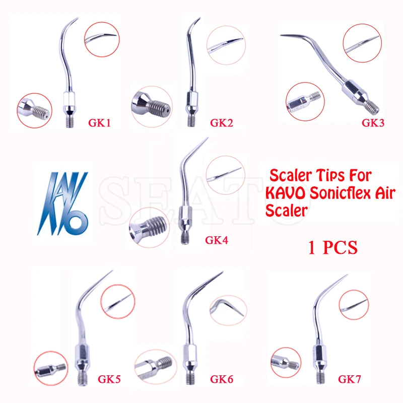 1 шт. зубной скалер наконечник GK1 7 подходит для KAVO SONICFLEX стоматологические