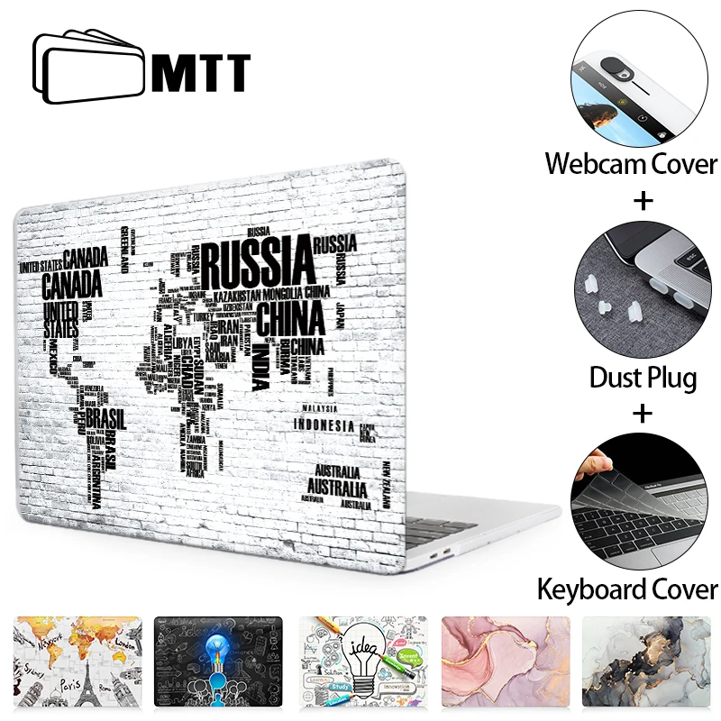 Чехол MTT 2020 для Macbook Pro Air 11 12 13 15 16 Funda с сенсорным ID 3 сумка ноутбука A2289 A2251 A1278 A2337