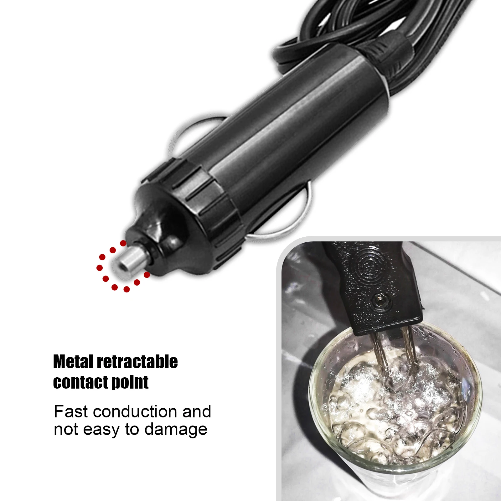 Автомобильный Электрический погружной нагреватель для напитков 12 В/24 В