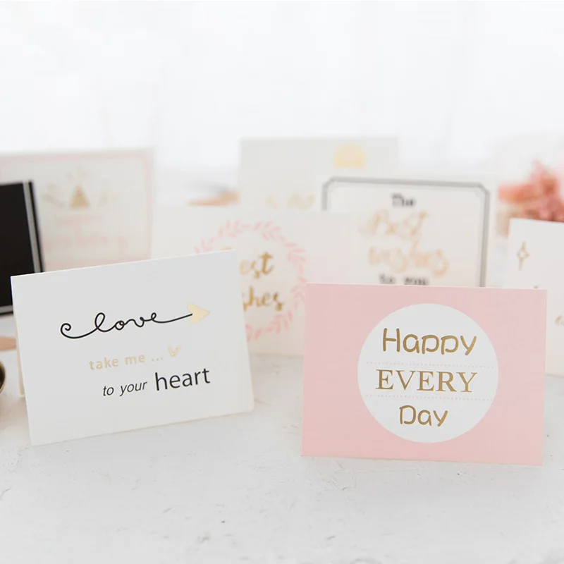 Пользовательские карты бумаги Печатающая маленькая карта Бумага День рождения