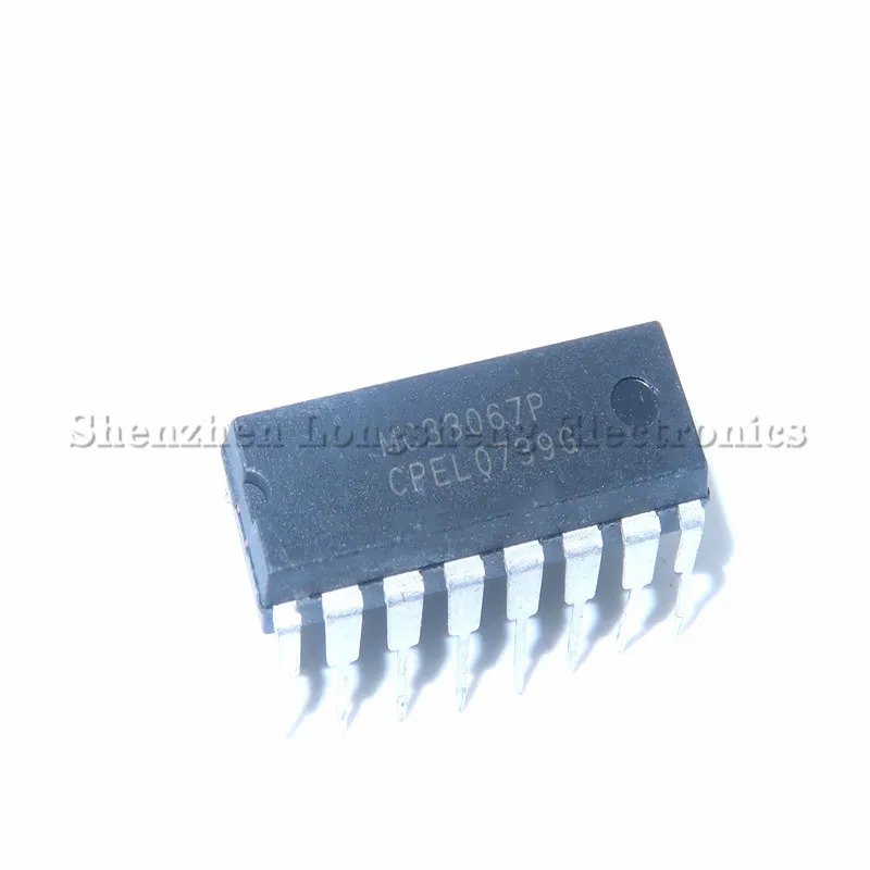 10 шт./лот Новый MC33067P MC33067 DIP-16 контроллер мощности встроенный чип | Электронные