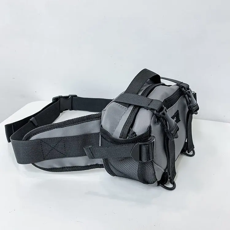 

Japanese Style Trendy Chest Bag Men's Sports Waist Bag Functional Tooling Bag Women's Shoulder Street Tide Crossbody Bag LD986