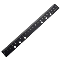 new titanium ruler double side metric system and british system edc stationery ruler
