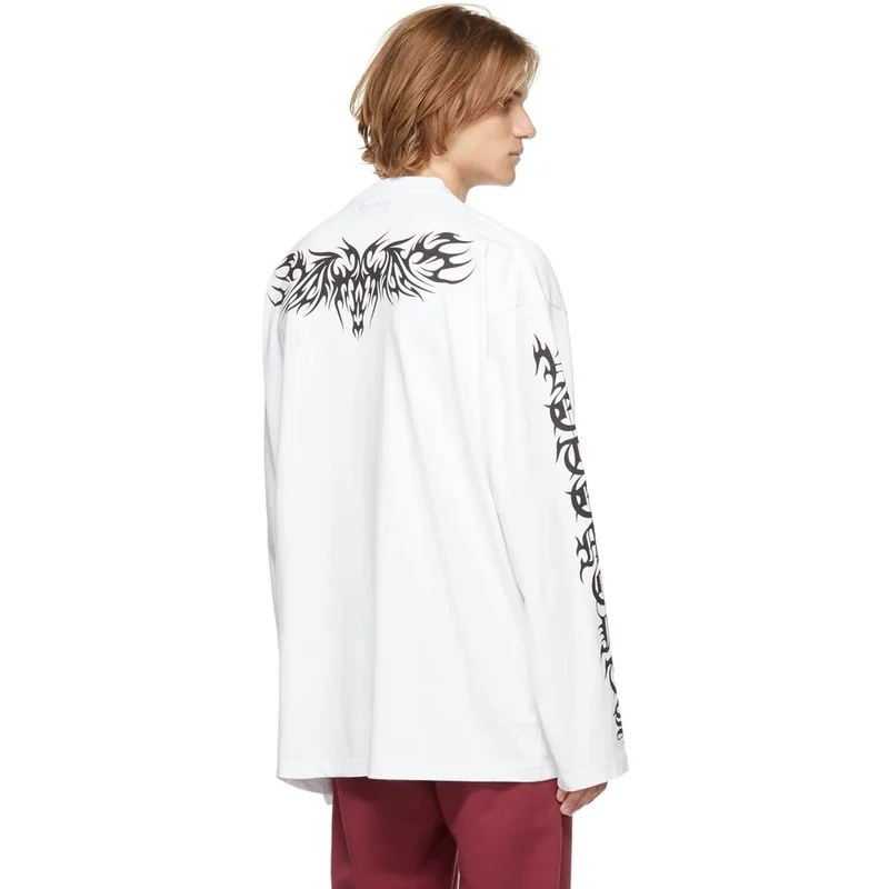 

22SS High Quality 100% Cotton EU Size Vetements T Shirts Men Women Hip Hop Four Seasons Kanye West Alternative Clothing