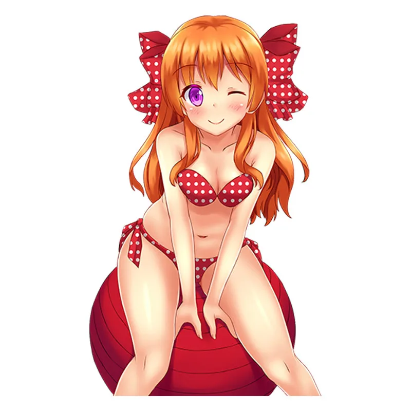 

Personality Sexy Attractive Girl Vinyl Decals Bumper Trunk Laptop Rear Windshield Car Sticker Waterproof Beauty Design PVC13x8cm
