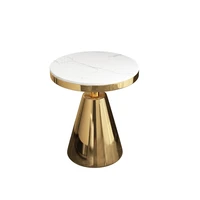 corner side table nordic rock board coffee table table modern creative small round table sofa side table bedside table 50x60cm