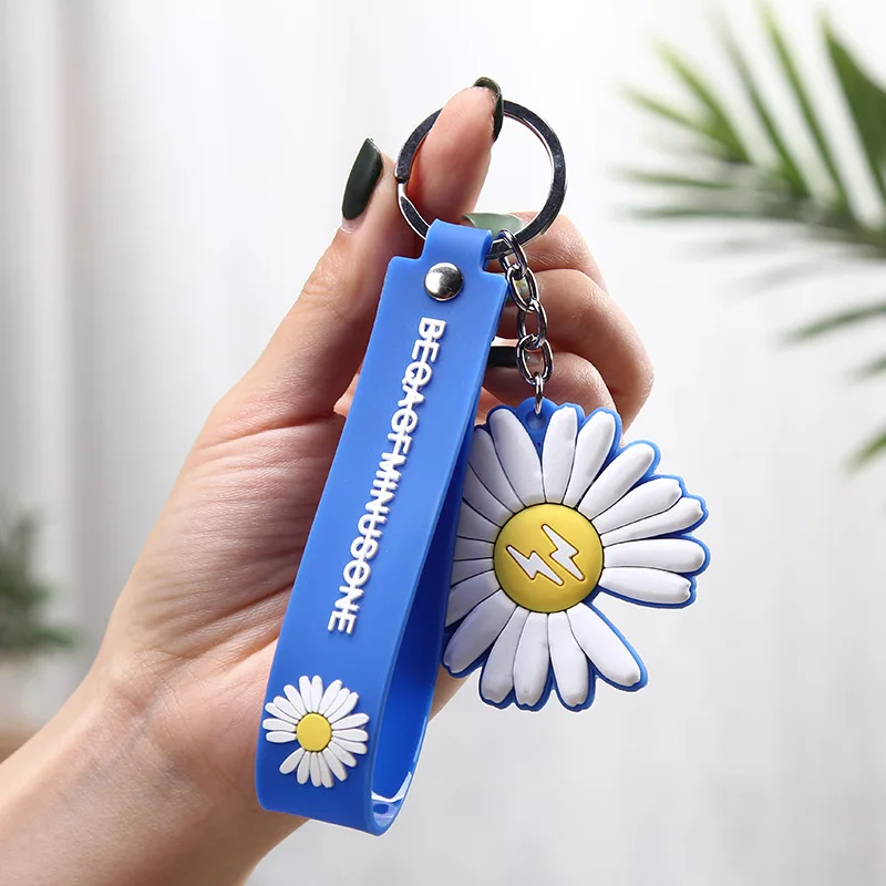 Маленькие модные милые Брелоки для ключей в виде цветов g Dragon подвеска женских