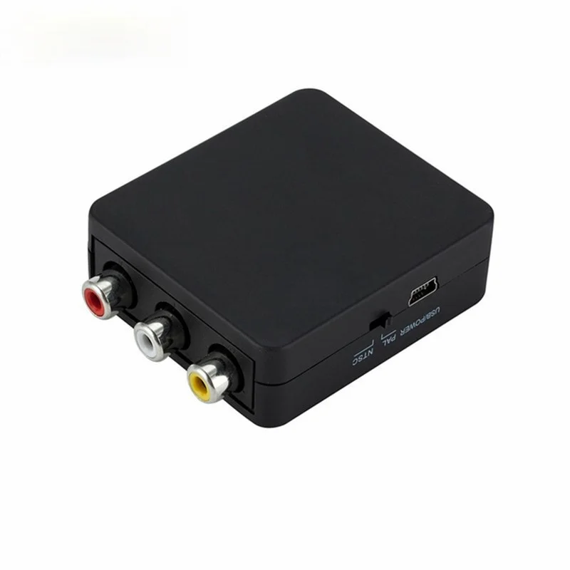 Мини совместимому с HDMI RCA AV/CVBS композитный видео AV конвертер адаптер HDMI2AV для ТВ