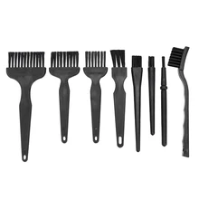 Dust Cleaning Brush 8Pcs/set ESD Safe Synthenic Fiber For Mobile Phone Tablet PCB BGA Repair Work Anti Static Brush