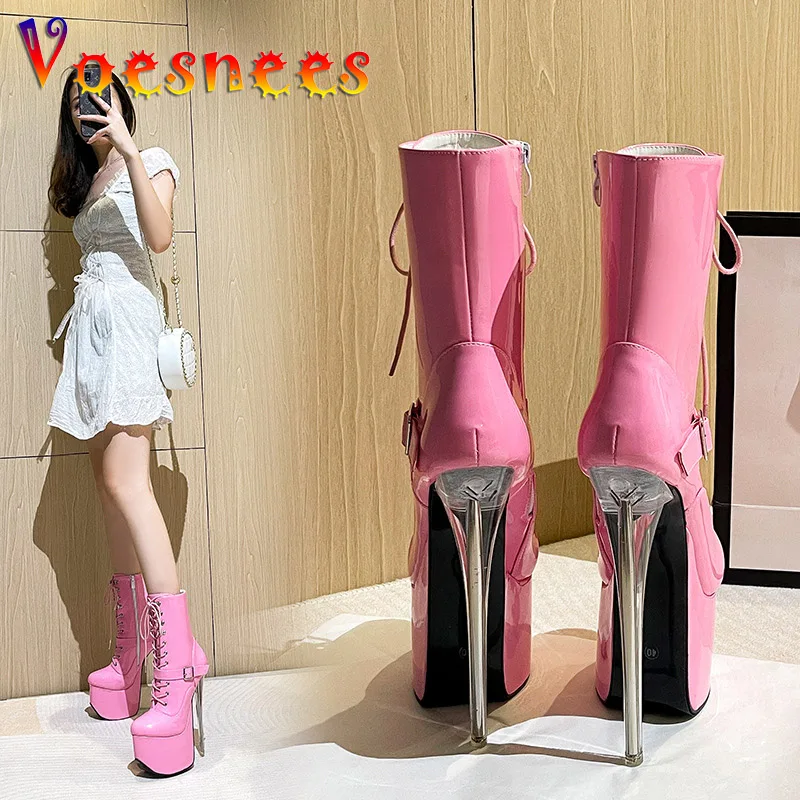 Женские ботильоны на платформе и высоком каблуке 19 см | Обувь