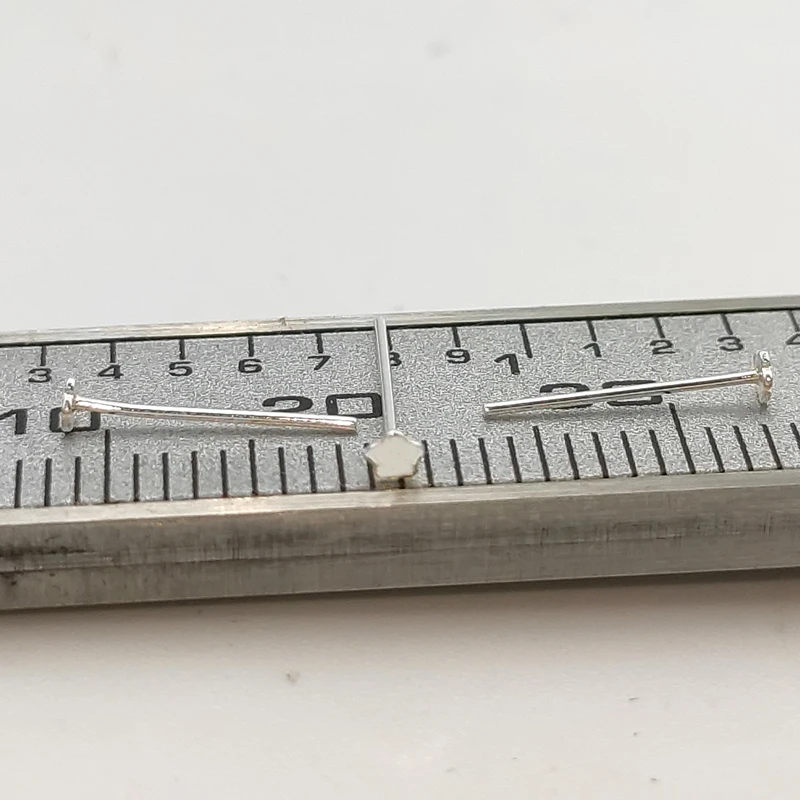 925 пробы серебро Сережка для пирсинга носа пирсинг прямые булавки ноздрей