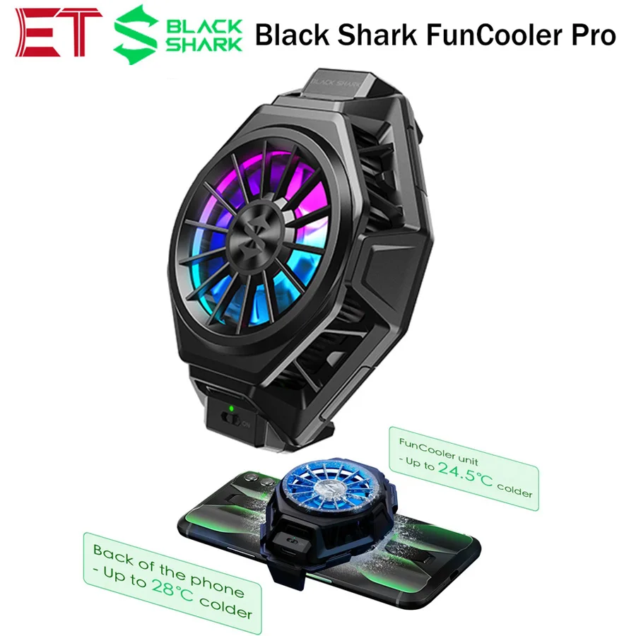Кулер Black Shark Fun Pro 2 pro Оригинальный Портативный Регулируемый игровой вентилятор