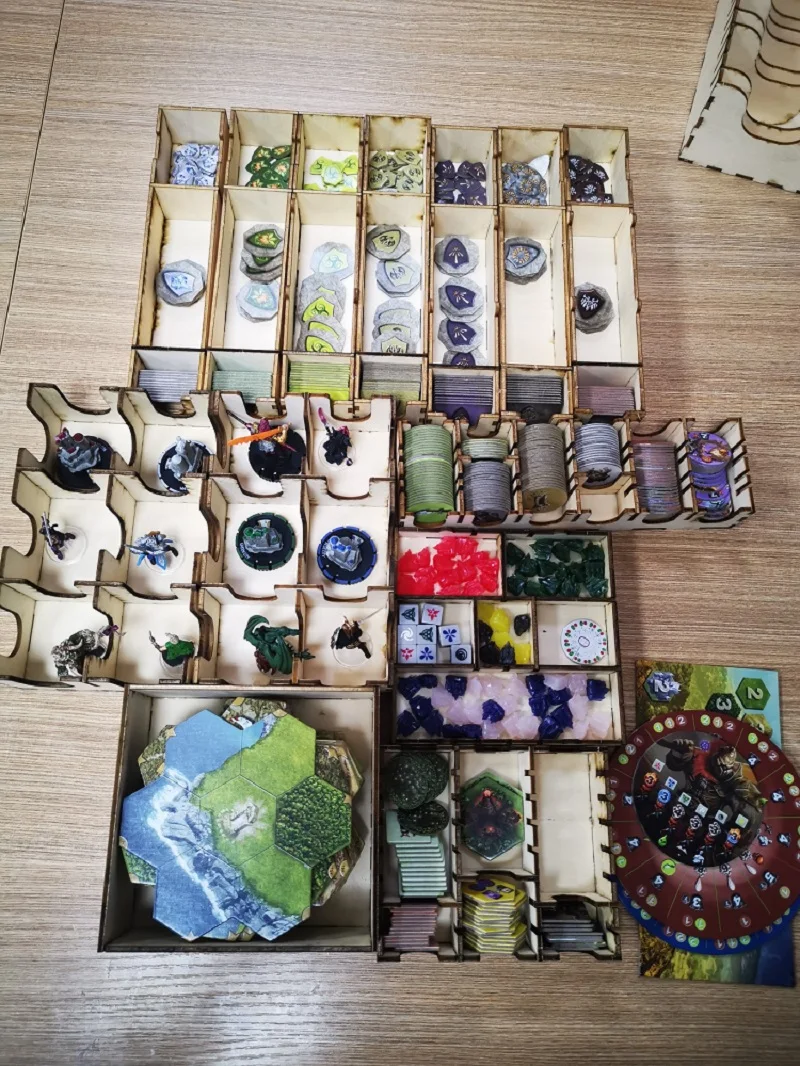 Органайзер для хранения сломанных маркеров деревянный ящик компактная коробка