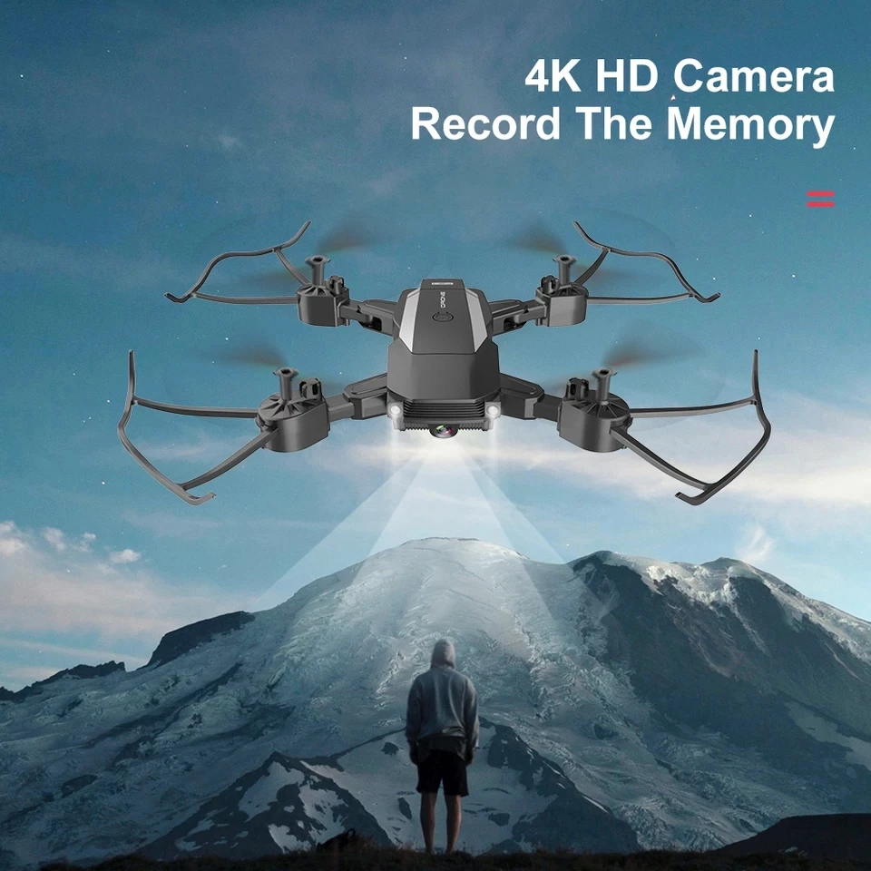 Новый мини Дрон с камерой 4K HD1080P HD Профессиональный Wi Fi FPV давление воздуха