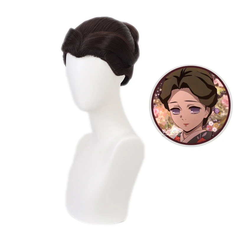 Парик для вечевечерние в стиле аниме подставки под парик Хэллоуин искусственное