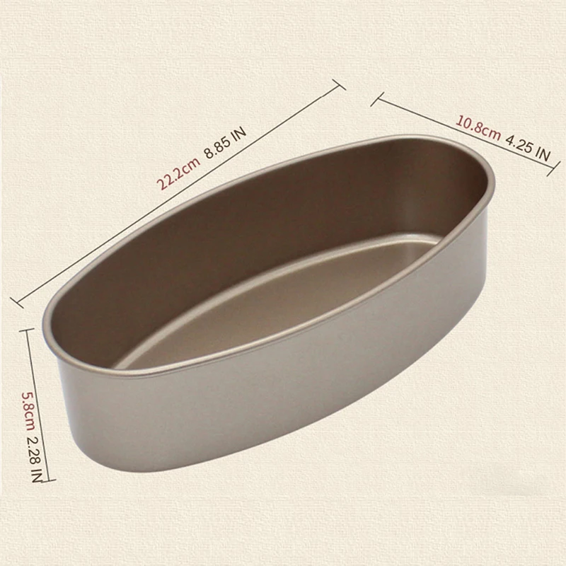 

Oval Shape Nonstick Baking Tray, Cake Pan, Kitchen Cooking Baking Tool
